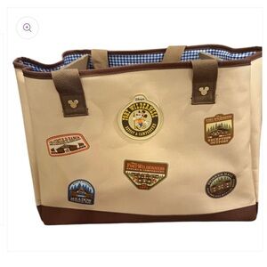 🤎DISNEY Fort Wilderness Campground Patch Tote Bag